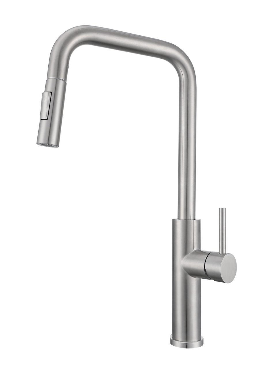 Modern Sleek Pull-Down Kitchen Faucet (S305)