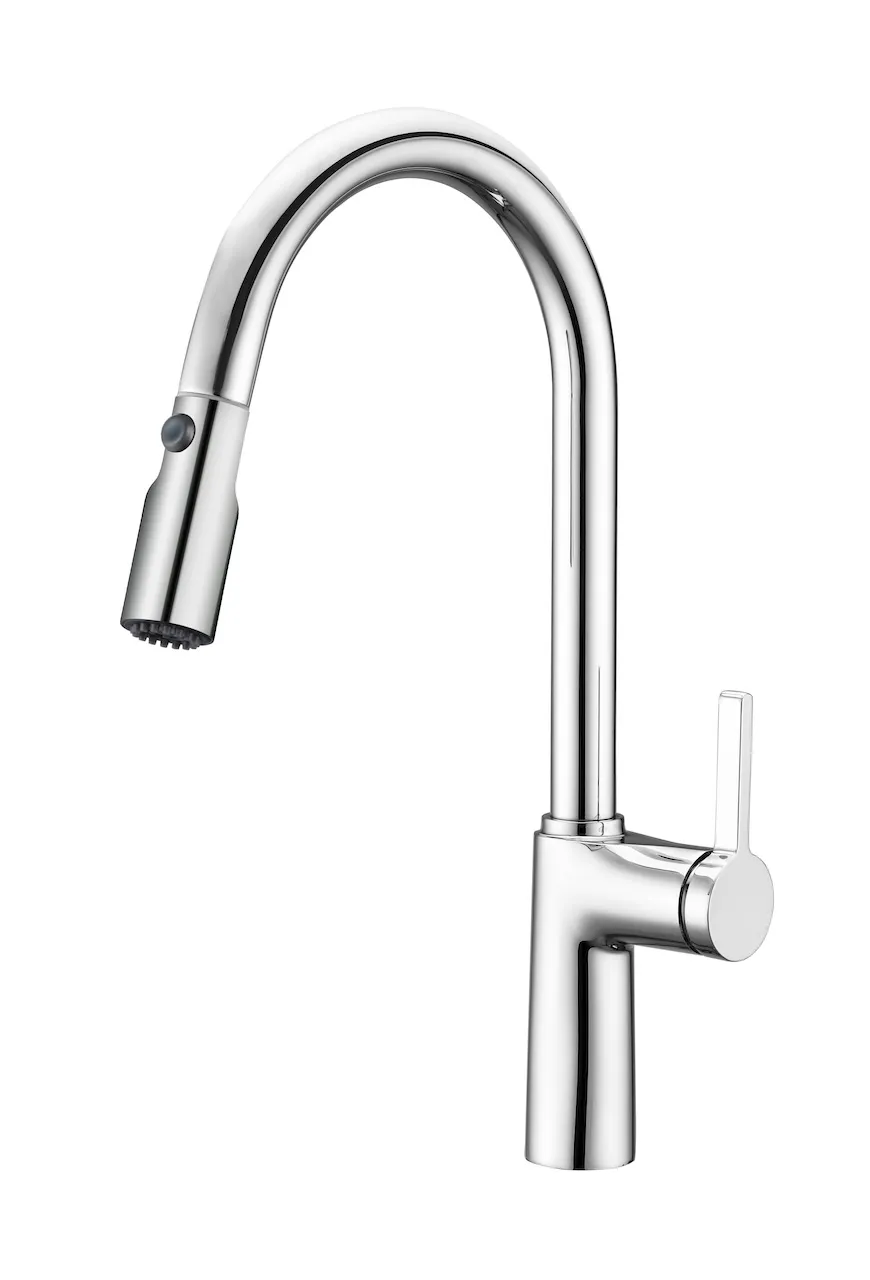 Topwes - Modern Single Handle Pull-Down Spray Faucet (T2026)