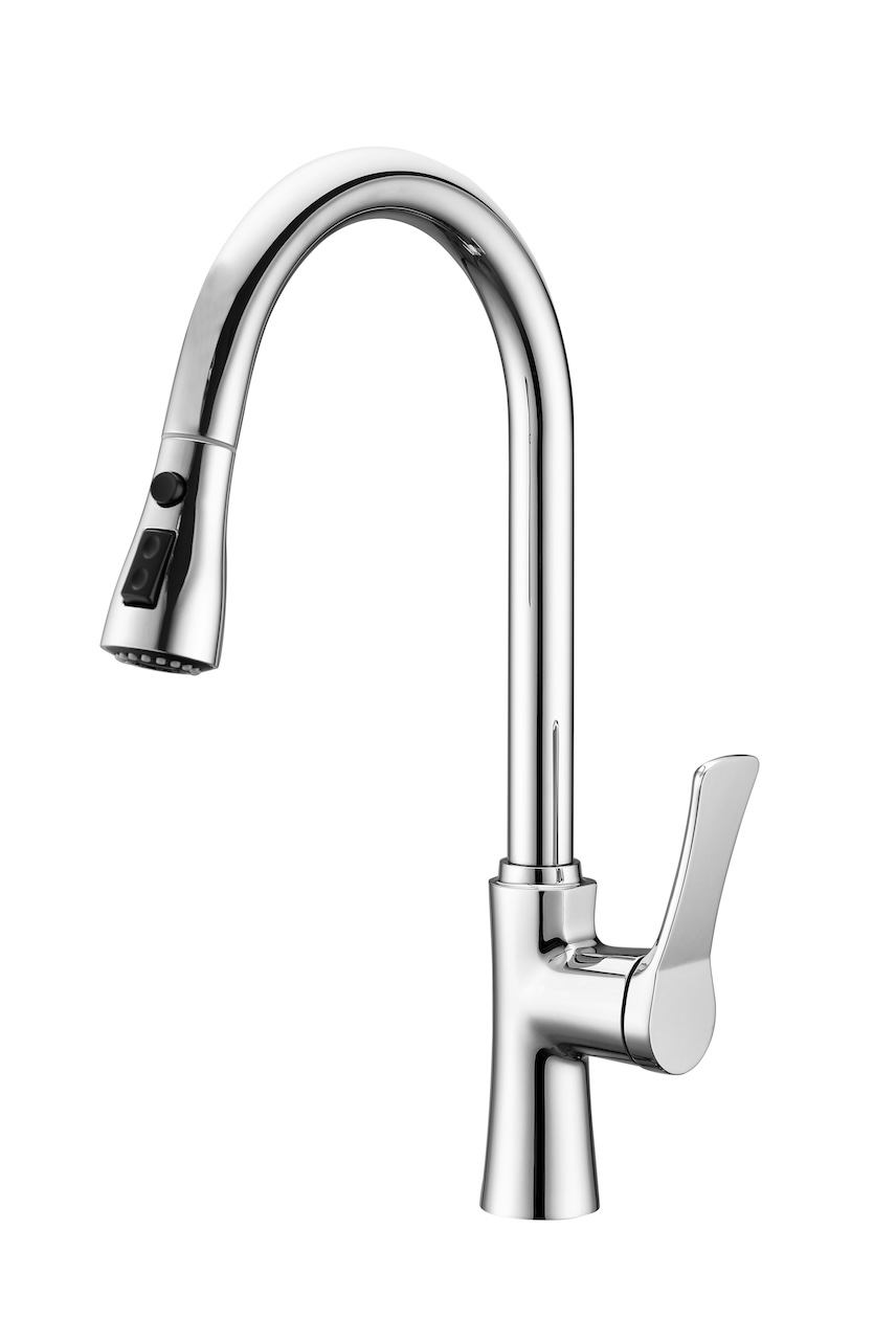 Single Handle Pull-Down Spray Faucet (T2027)