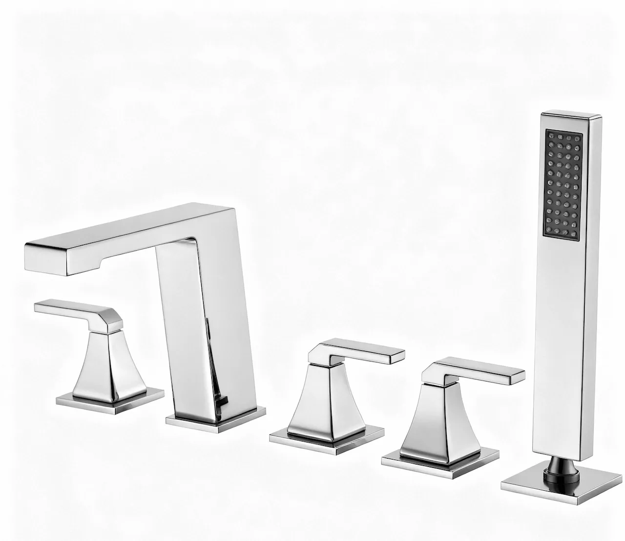 Modern Premium Bathroom Faucet With Hand Shower (T2019)