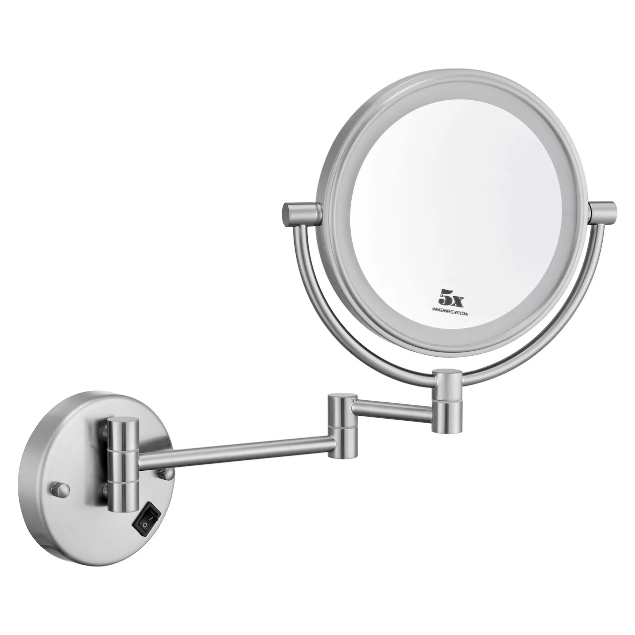 Wall-Mounted Folding LED Makeup Mirror (2804PC)