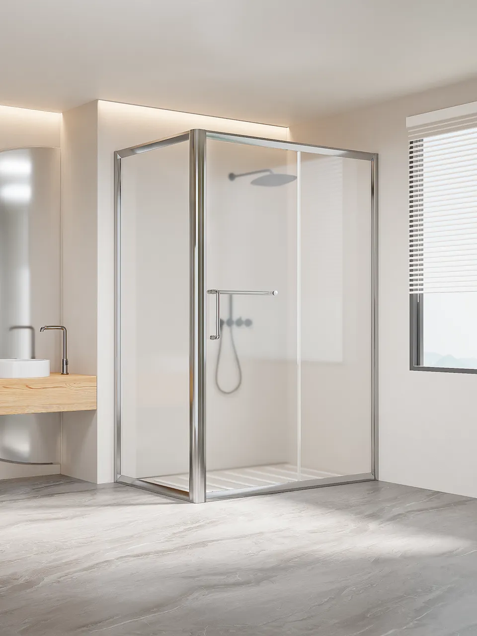 Modern Sliding Shower Enclosure (A801)