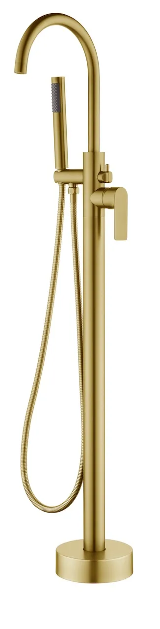 Premium Floor-Mounted Tub Filler With Hand Shower (T1026)