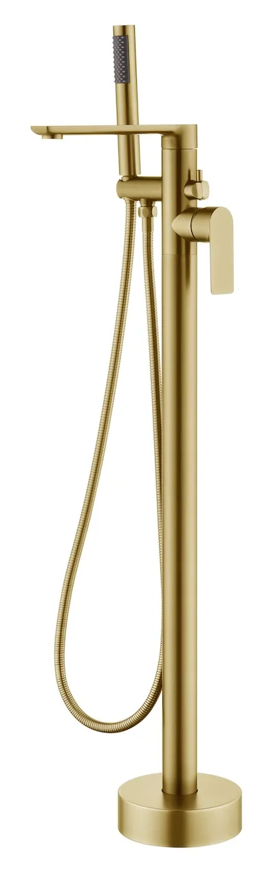 Floor-Mounted Tub Filler With Hand Shower (T1027)