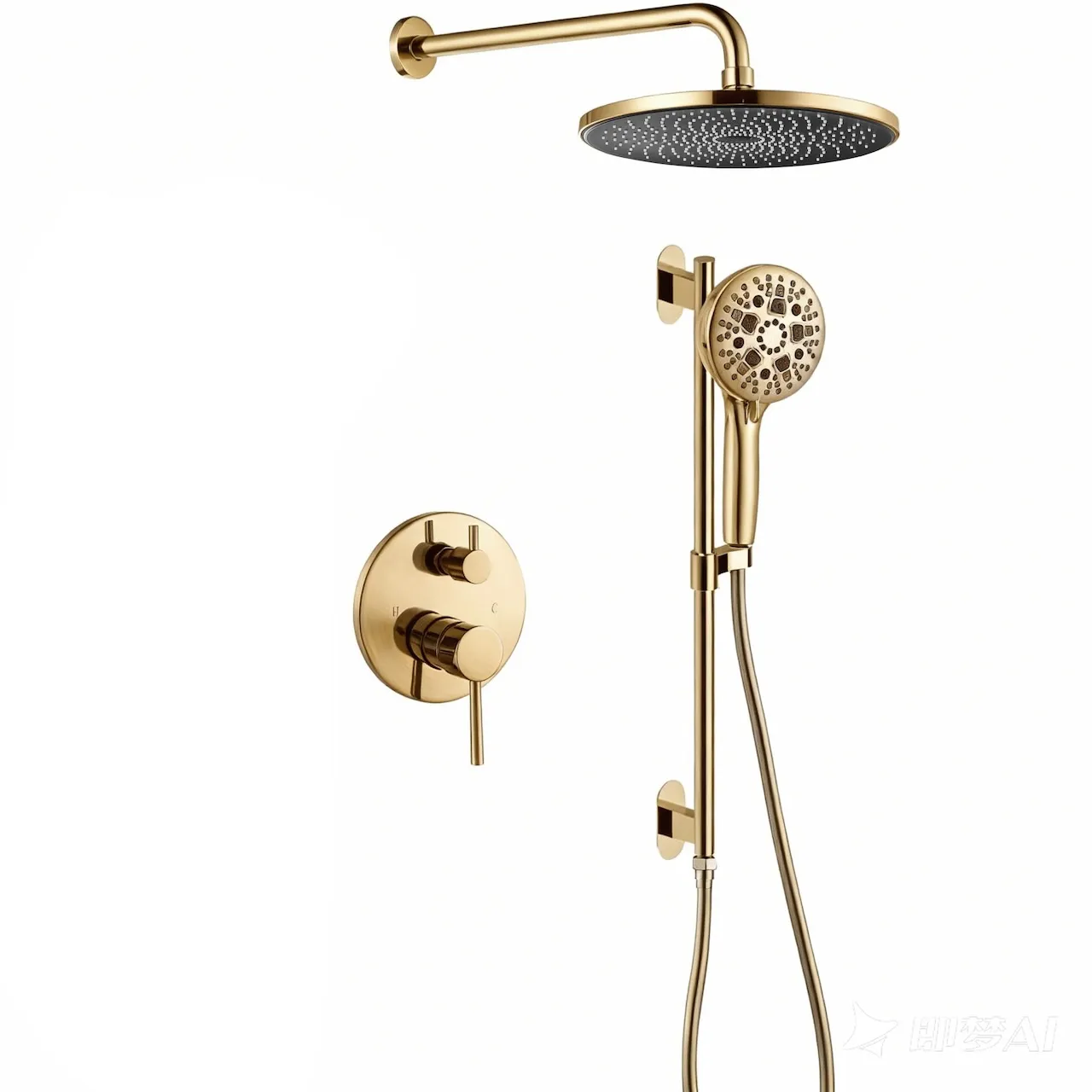 Modern Premium Wall-Mounted Shower System (T3018)