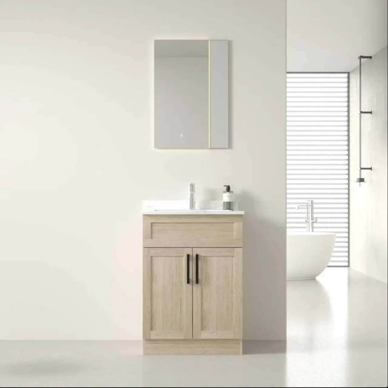 24" MDF Two Door Vanity