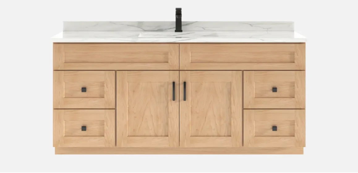 72" Single Sink Solid Wood Vanity